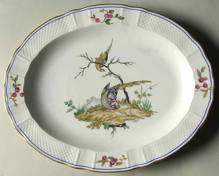 Malmaison 13" Oval Serving Platter by Bernardaud-1