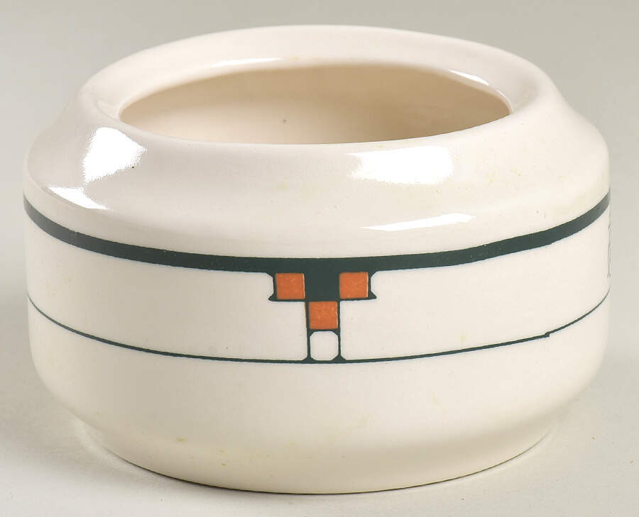 BUF78 Sugar Bowl No Lid by Buffalo Pottery-1