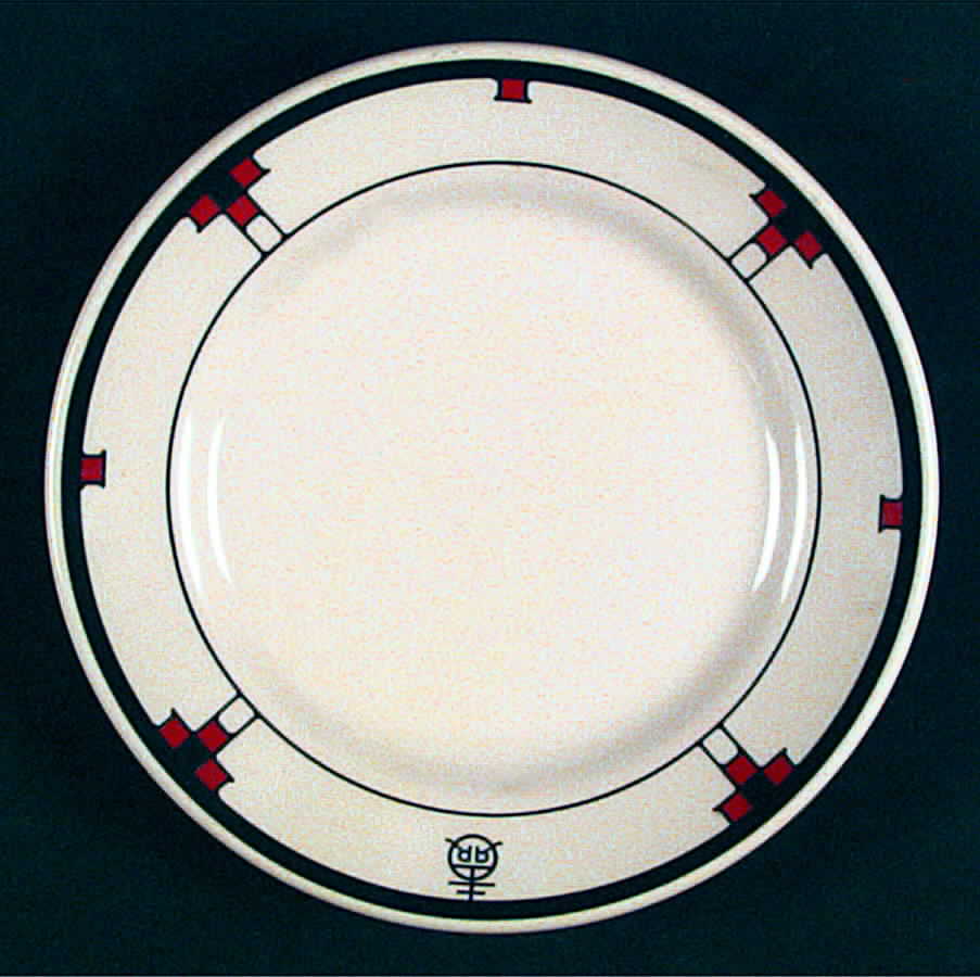 BUF78 Salad Plate by Buffalo Pottery-1