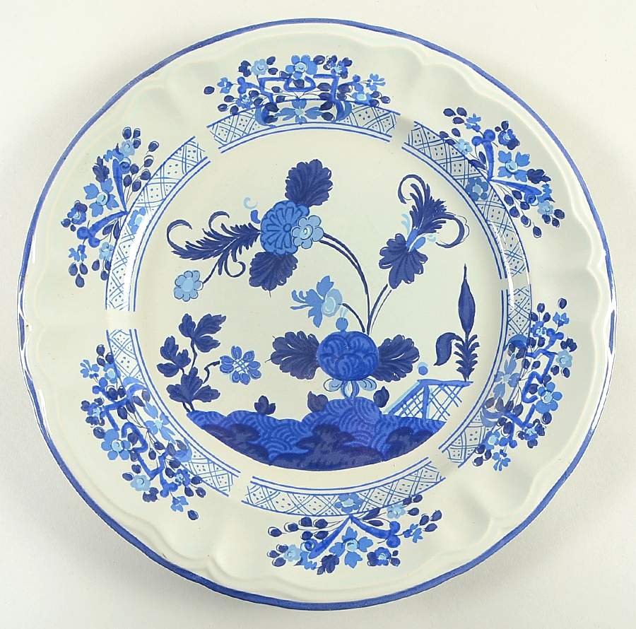 Netherland (Blue) 16" Oval Serving Platter by Booths-1