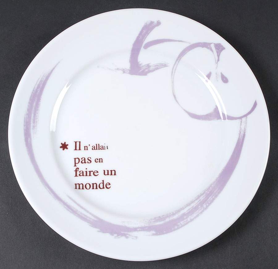 French Accent Dinner Plate by Bernardaud-1
