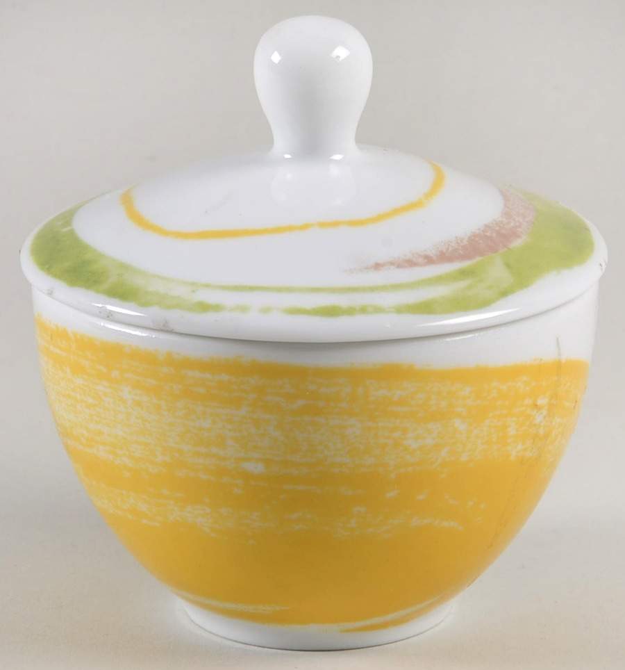 French Accent Sugar Bowl & Lid by Bernardaud-1