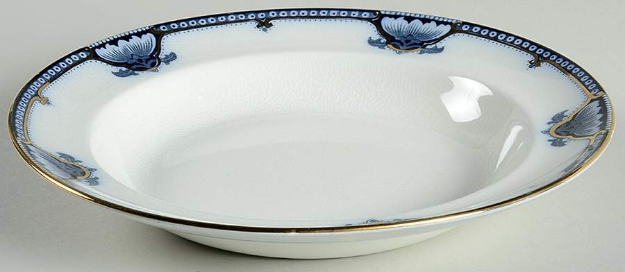 Hamilton  Large Rim Soup Bowl by Burgess & Leigh-1