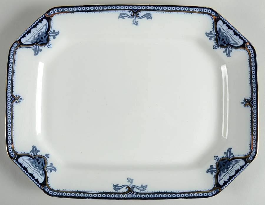 Hamilton  17" Rectangular Serving Platter by Burgess & Leigh-1