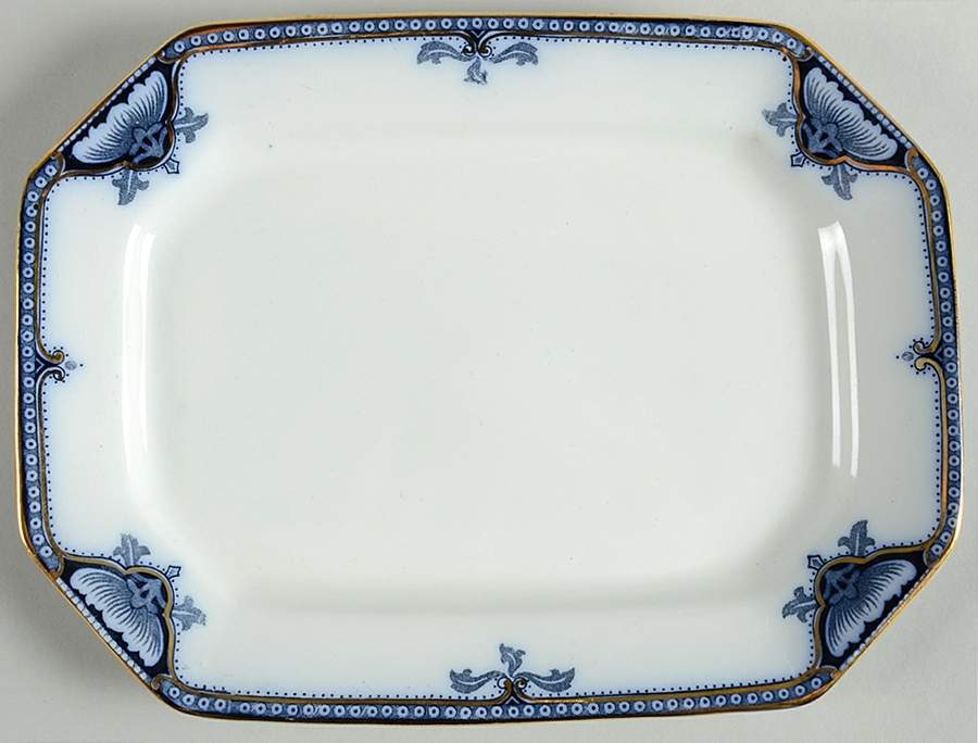 Hamilton  10" Rectangular Serving Platter by Burgess & Leigh-1