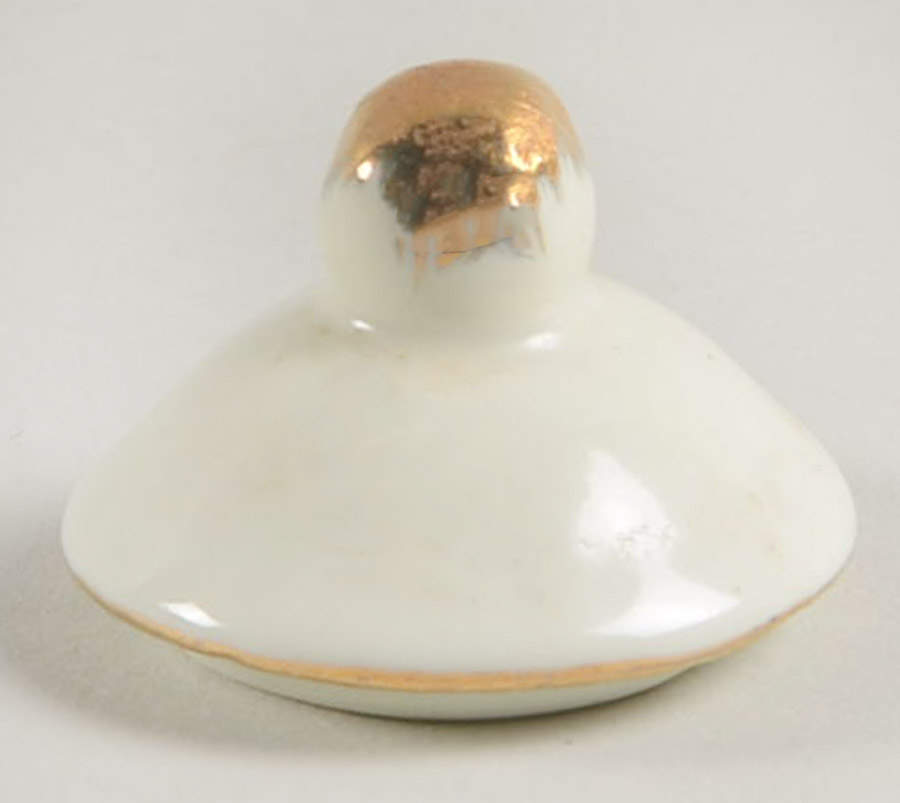 Victorian Rose Lid for Miniature Teapot by Baum Brothers-1