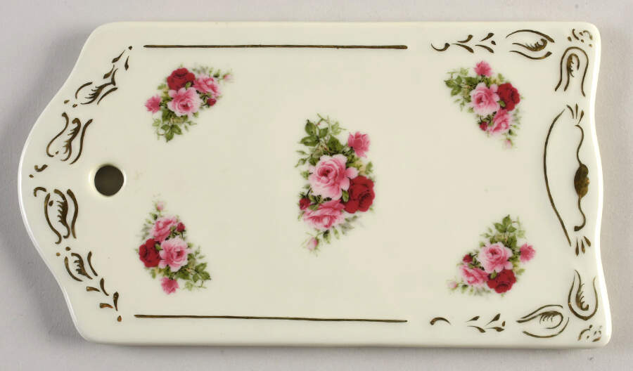 Victorian Rose Cheese and Cracker Board by Baum Brothers-1