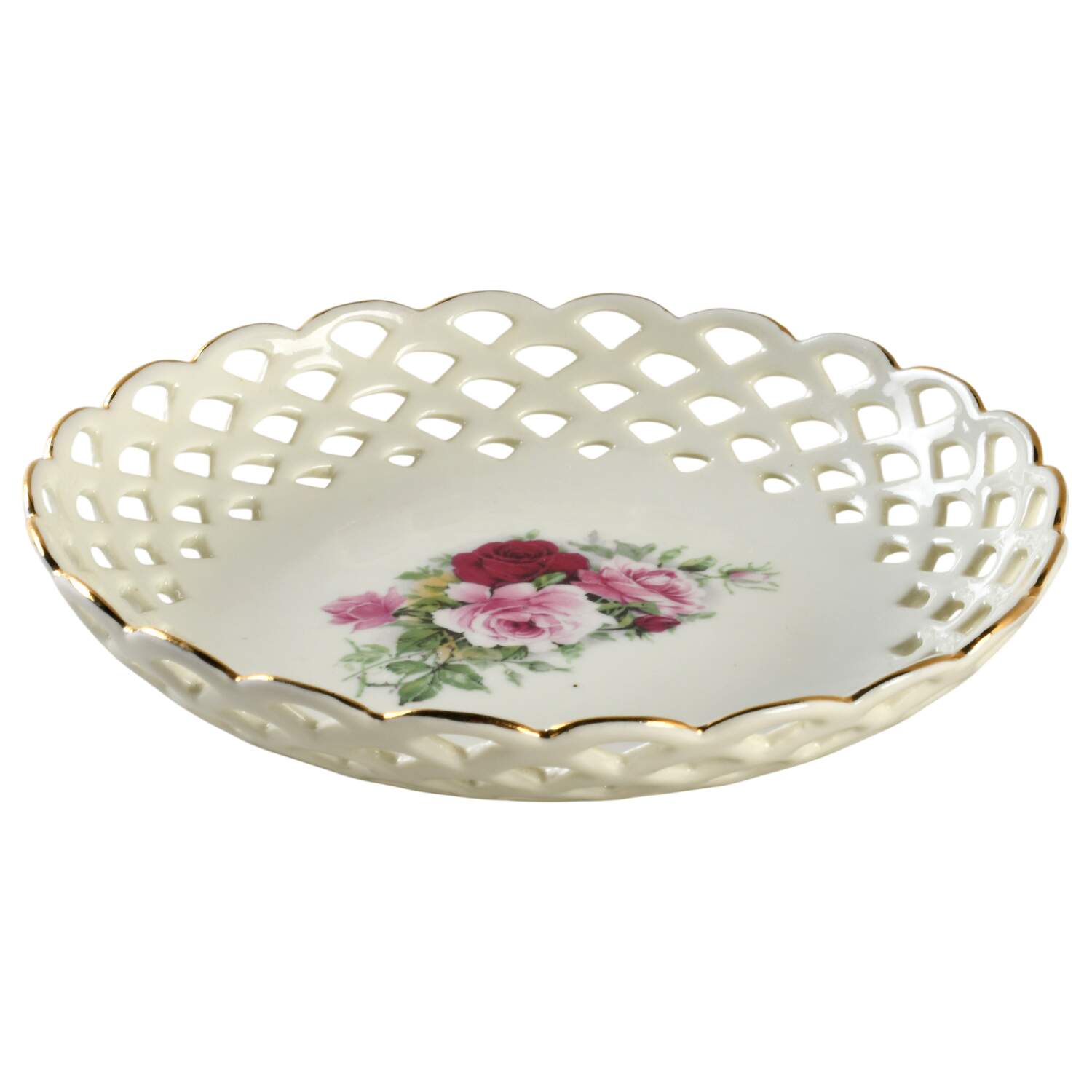 Victorian Rose Pierced Bon Bon by Baum Brothers-1