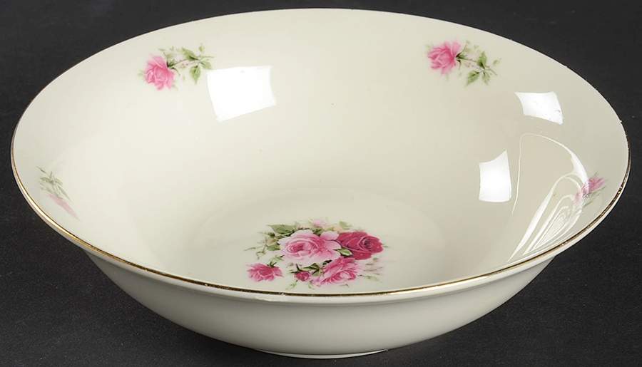Victorian Rose Coupe Cereal Bowl by Baum Brothers-1