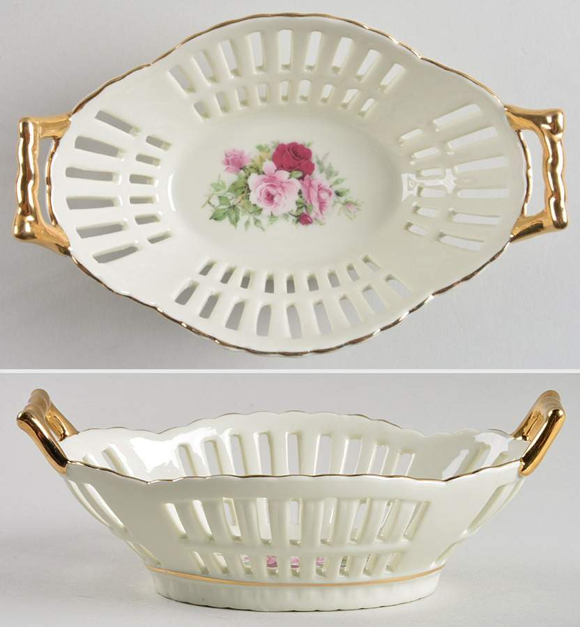 Victorian Rose Pierced Bon Bon by Baum Brothers-1