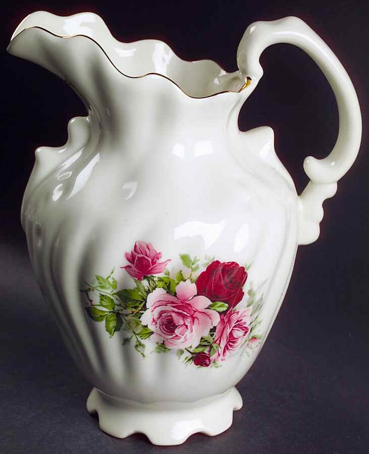 Victorian Rose 72 Oz Pitcher by Baum Brothers-1