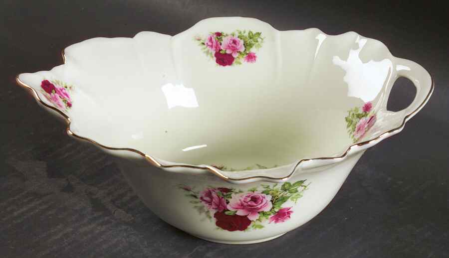 Victorian Rose 8" Leaf Bowl by Baum Brothers-1