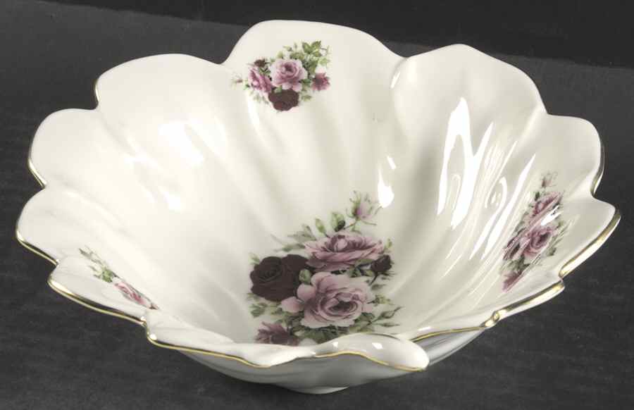 Victorian Rose 8" Leaf Bowl by Baum Brothers-1