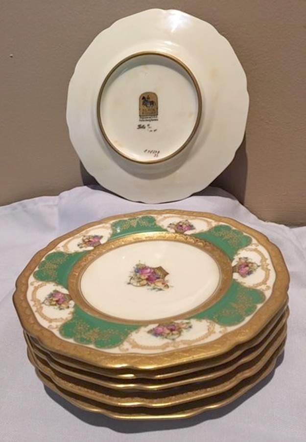 Dolly Varden Bread & Butter Plate by Black Knight-1