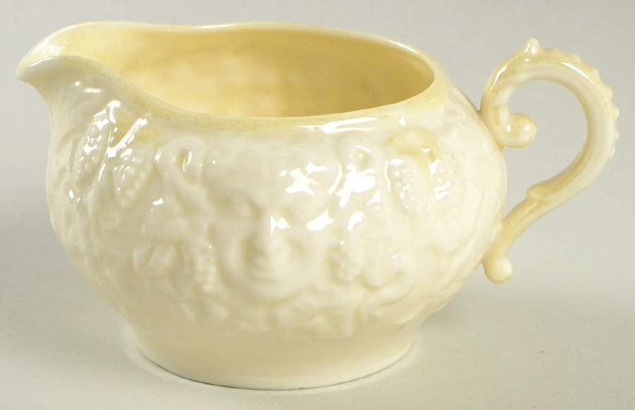 Mask (Irish) (Lustre Accent) Mini Creamer by Belleek Pottery (Ireland)-1