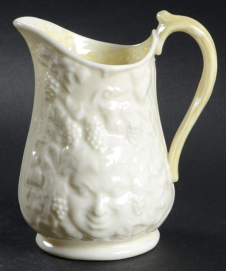 Mask (Irish) (Lustre Accent) Creamer by Belleek Pottery (Ireland)-1