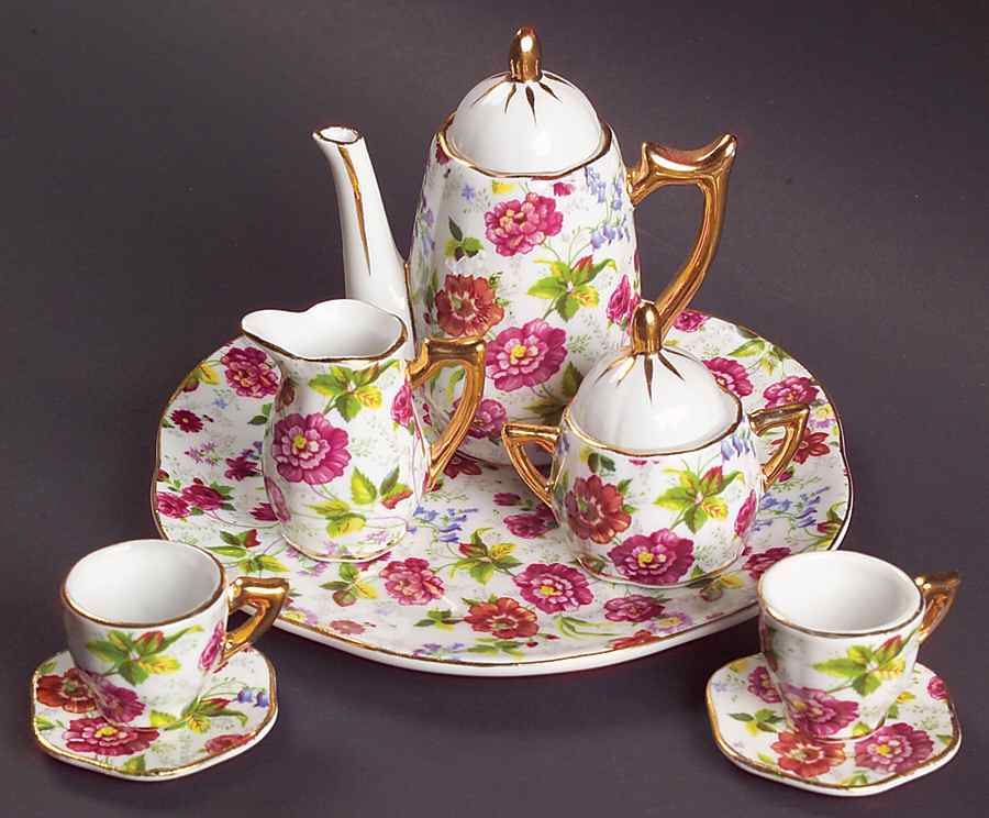 BAU10 (10 Piece) Miniature Tea Set by Baum Brothers-1
