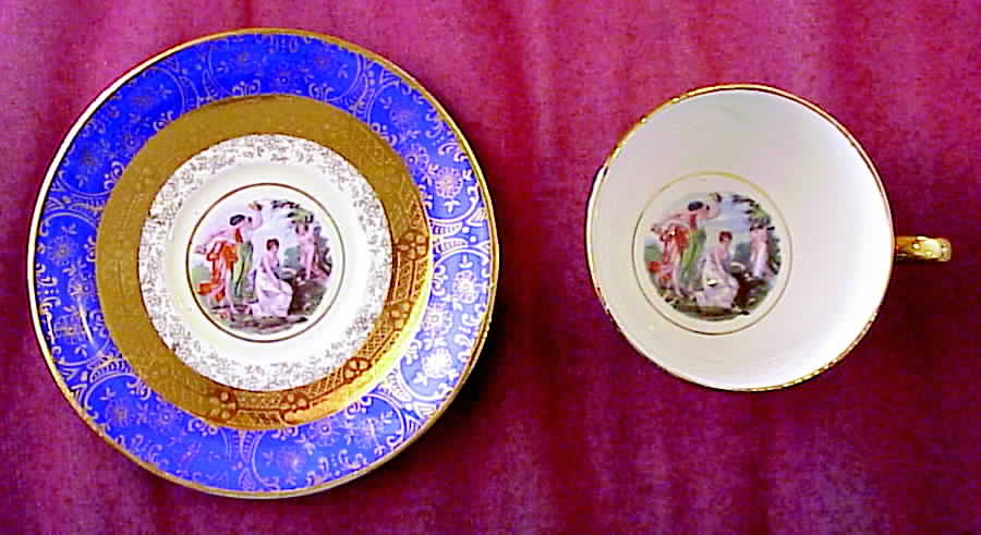 BRM2 Footed Cup & Saucer Set by Bromley-1