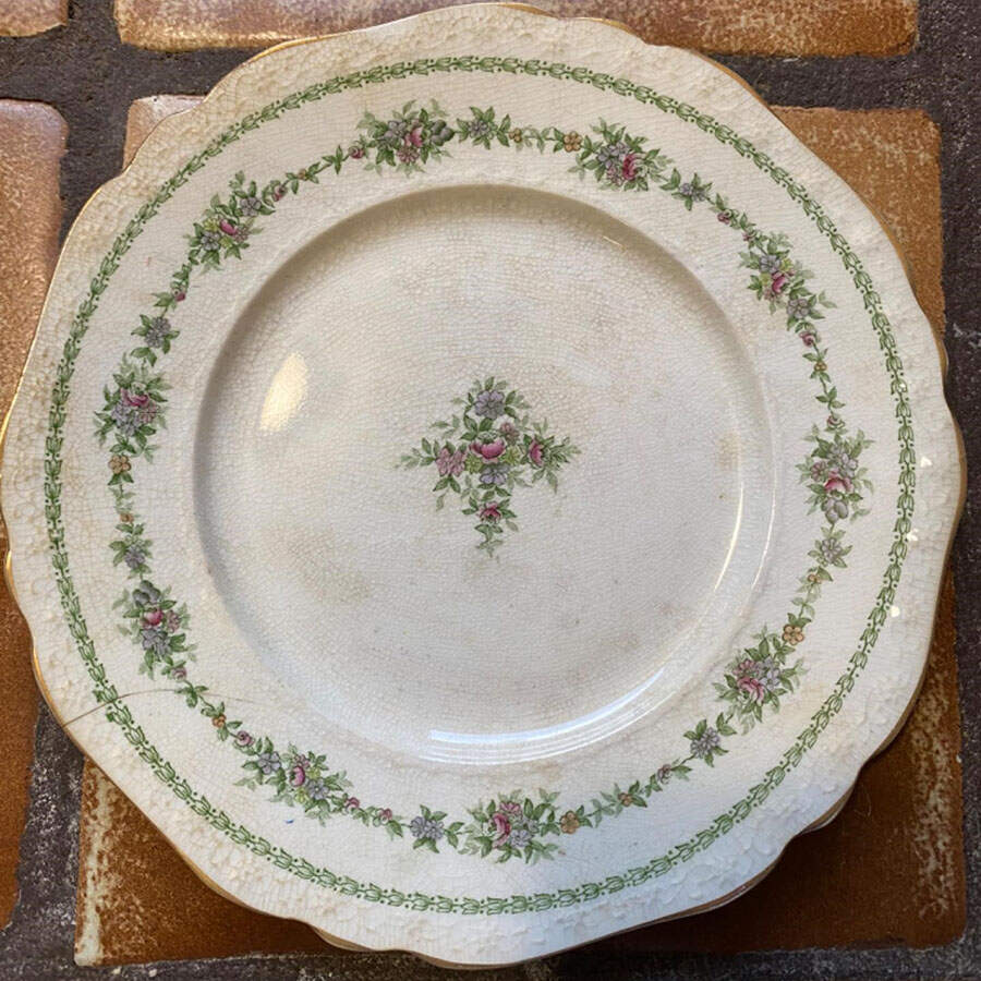 Flemish Garland Dinner Plate by T & R Boote-1