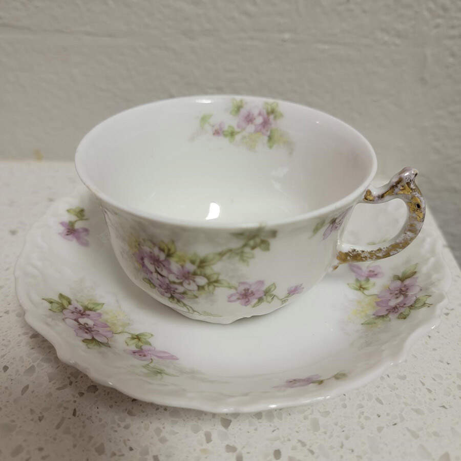 BWD332 Flat Cup & Saucer Set by Bawo & Dotter-1