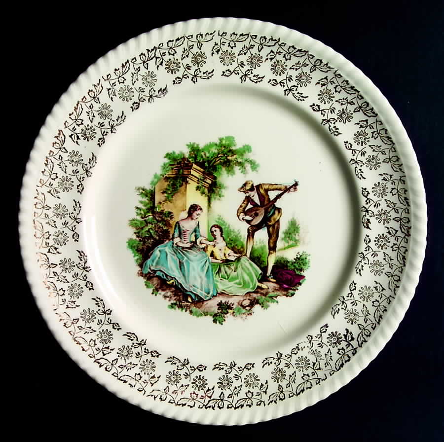 Serenade Dinner Plate by British Empire Ware-1