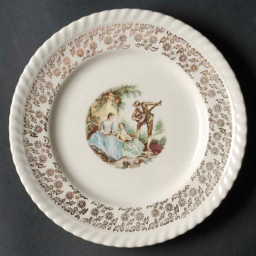 Serenade Bread & Butter Plate by British Empire Ware-1