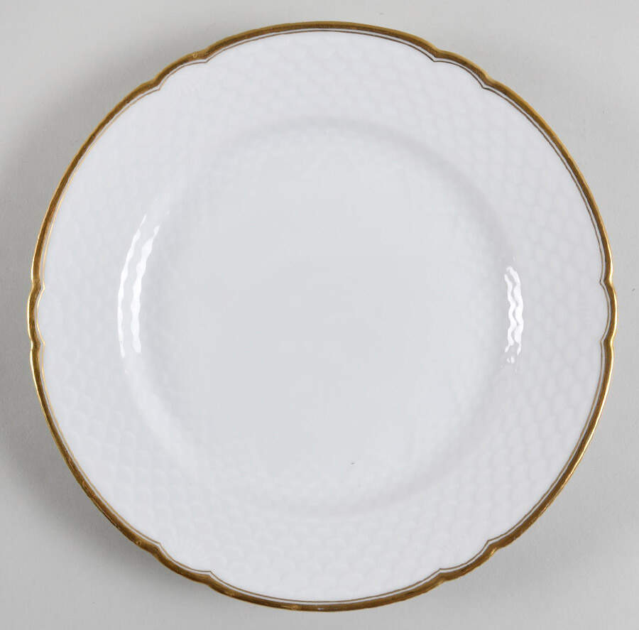 Akjaer (White Background) Dinner Plate by Bing & Grondahl-1