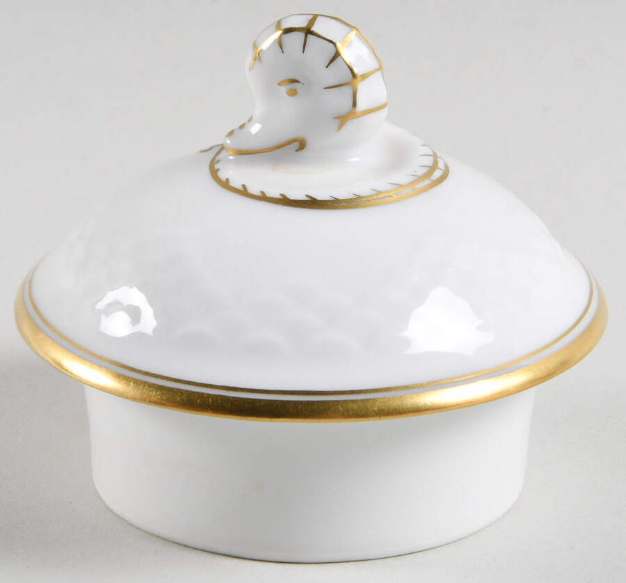 Akjaer (White Background) Lid for Coffee Pot by Bing & Grondahl-1