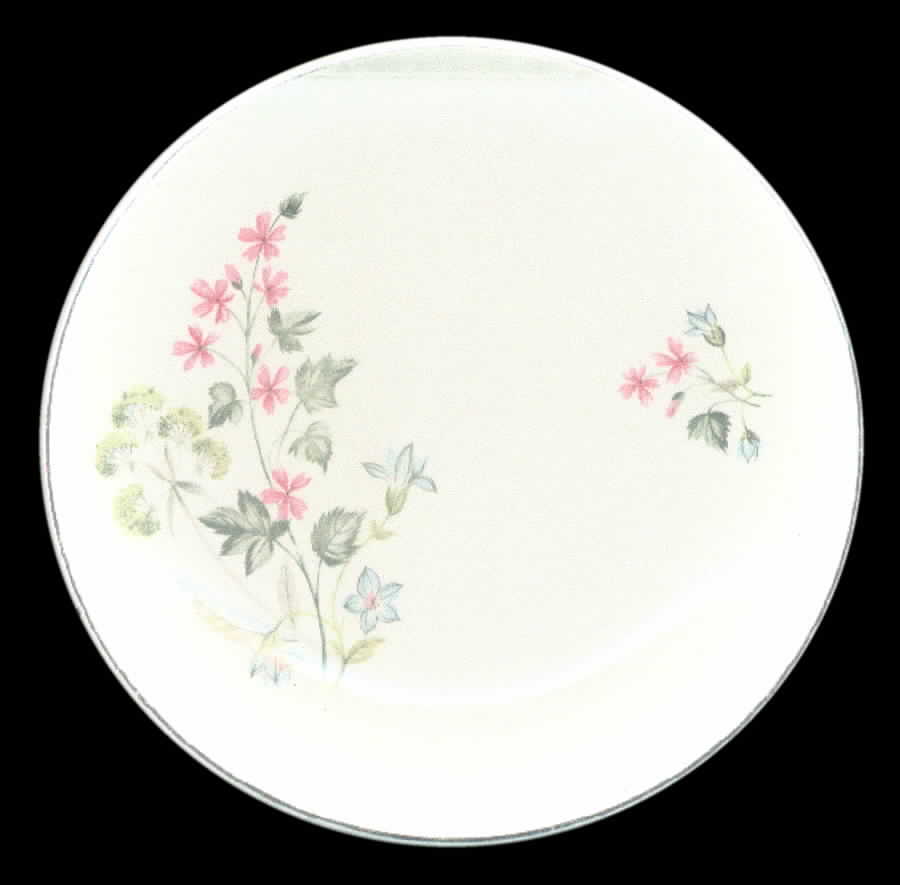 Blue Mist Bread & Butter Plate by Burgess & Leigh-1