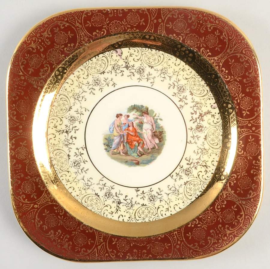 BRM3 Square Dessert Plate by Bromley-1