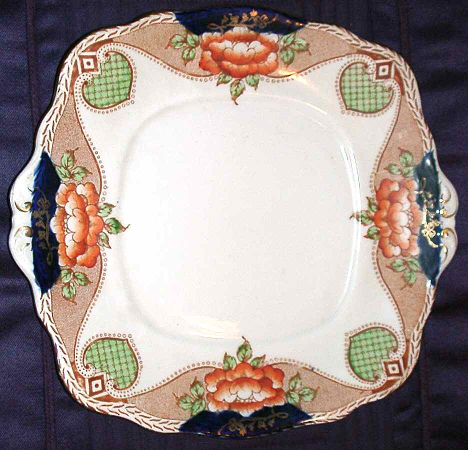 BLL5 Square Handled Cake Plate by Bell China-1