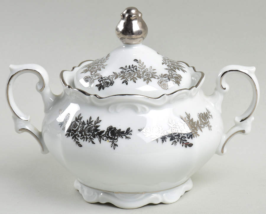 Bouquet Classique Sugar Bowl & Lid by Belkraft-1