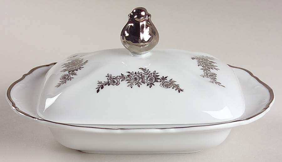 Bouquet Classique Rectangular Covered Butter by Belkraft-1
