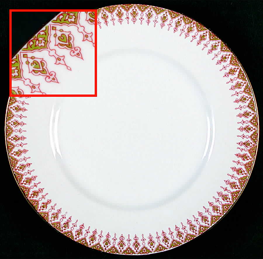 BER280 (Gold Trim) Salad Plate by Bernardaud-1