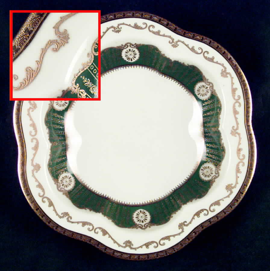 Louis XIV Large Rim Soup Bowl by Black Knight-1