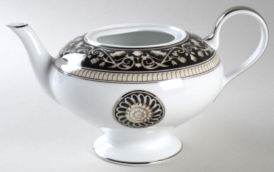 Ellebore Teapot No Lid by Bernardaud-1