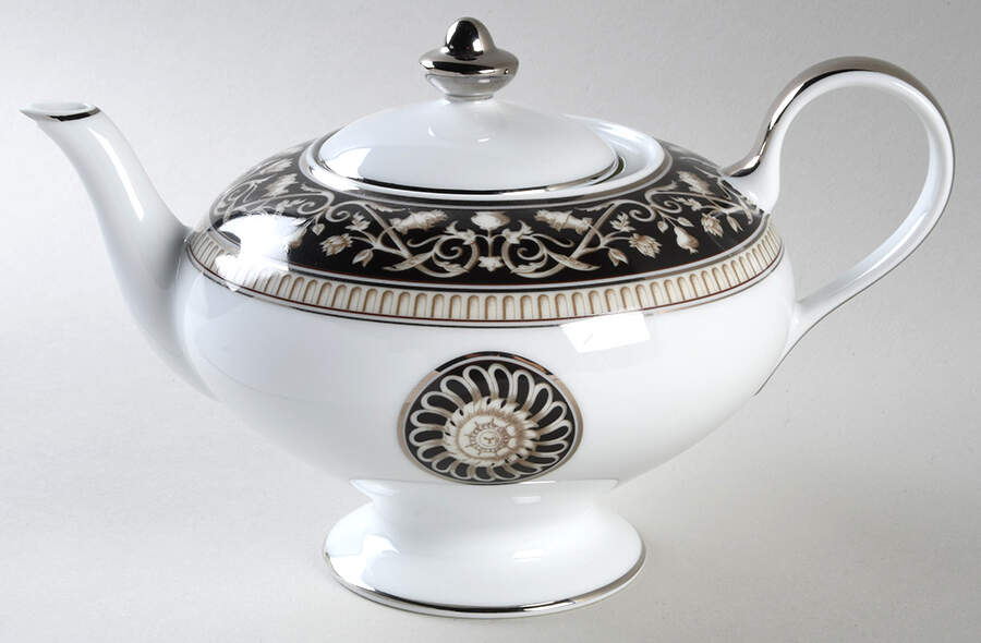 Ellebore Teapot & Lid by Bernardaud-1