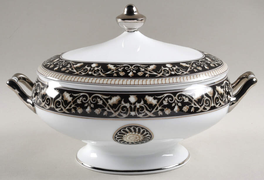 Ellebore Oval Tureen & Lid by Bernardaud-1