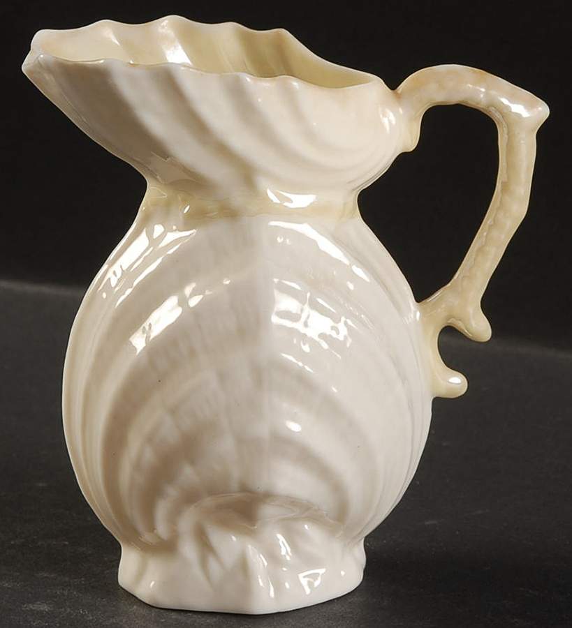 Double Shell Creamer by Belleek Pottery (Ireland)-1