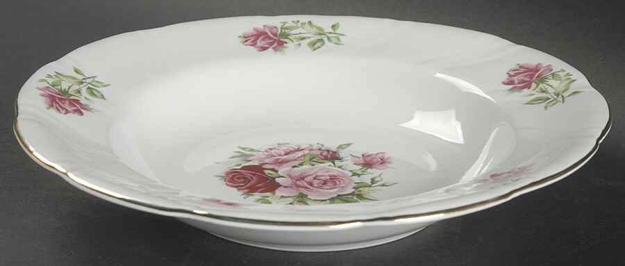 Maria (China) Rim Soup Bowl by Baum Brothers-1