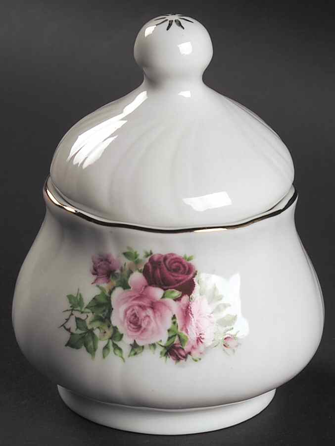 Maria (China) Sugar Bowl & Lid by Baum Brothers-1