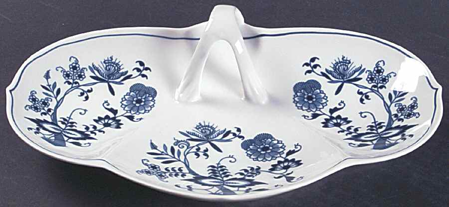 Blue Danube (1991 Anniversary Stamp) Bon Bon with Center Handle by Blue Danube (Japan)-1
