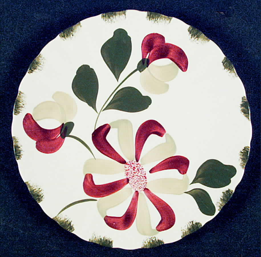 Bow Knot (Colonial Shape) Luncheon Plate by Blue Ridge Southern Pottery-1