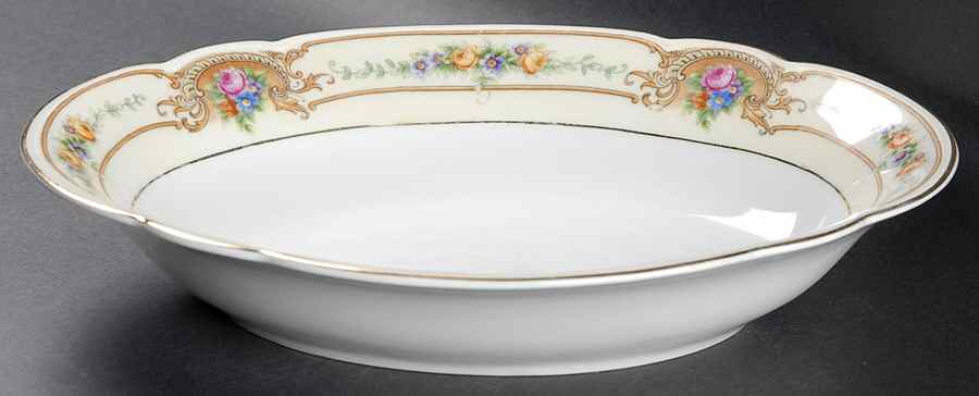 BLK94 10" Oval Vegetable Bowl by Black Knight-1