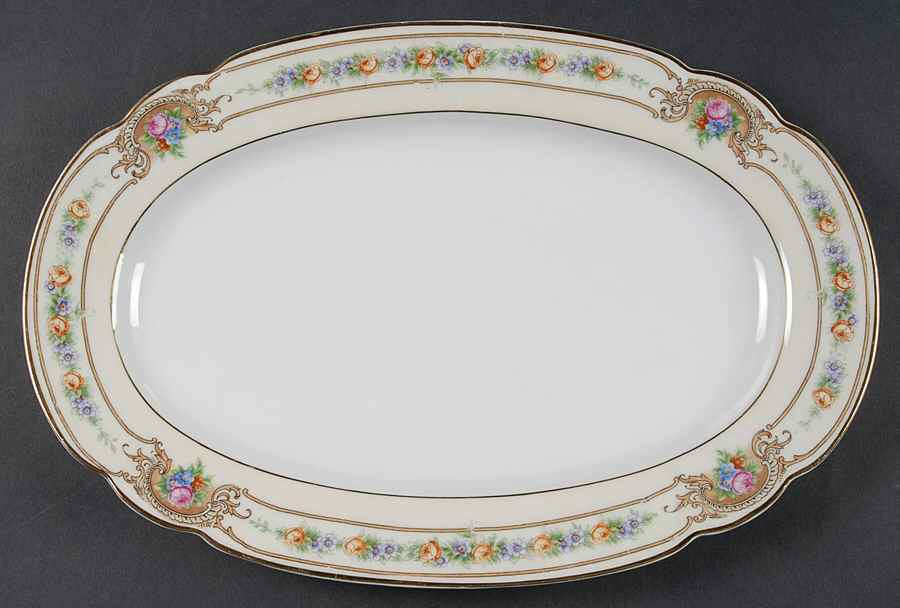 BLK94 11" Oval Serving Platter by Black Knight-1