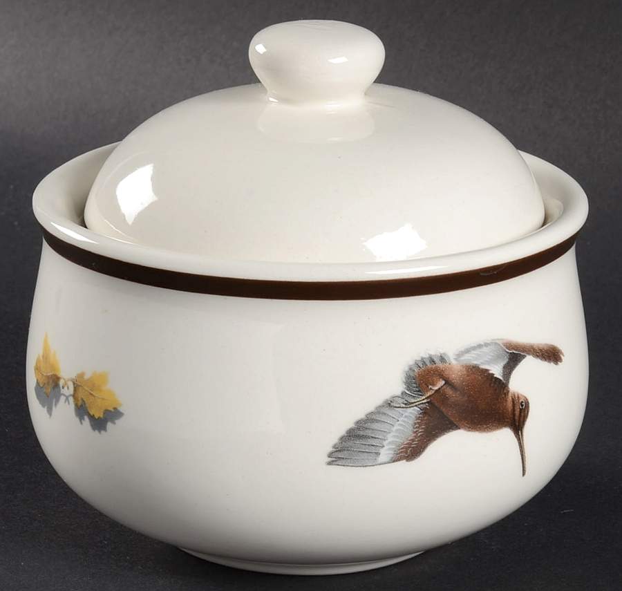 Uplands Sugar Bowl & Lid by Big Sky Carvers-1