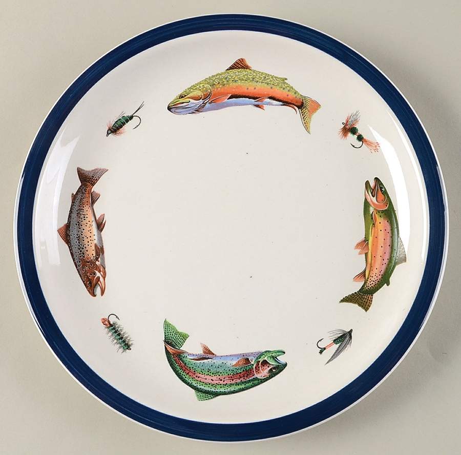 Streamside Salad Plate by Big Sky Carvers-1
