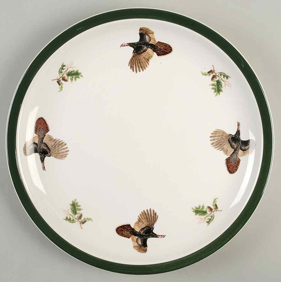 Wild Turkey Dinner Plate by Big Sky Carvers-1