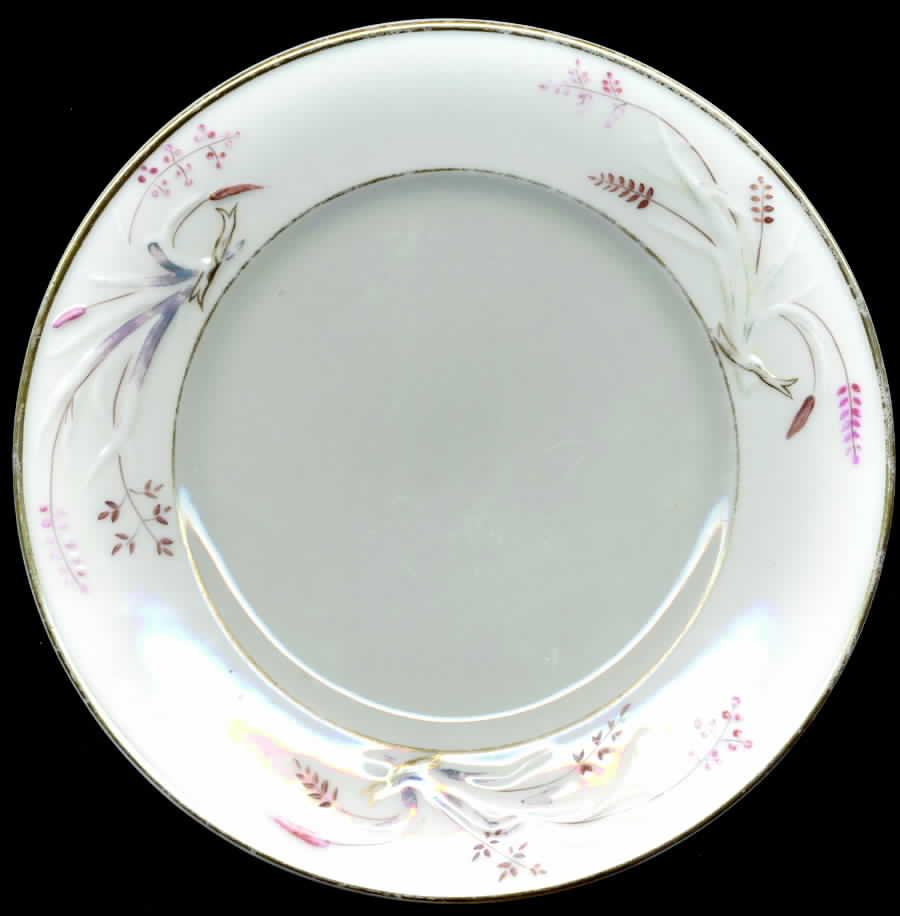 Grass Salad Plate by Belleek Pottery (Ireland)-1