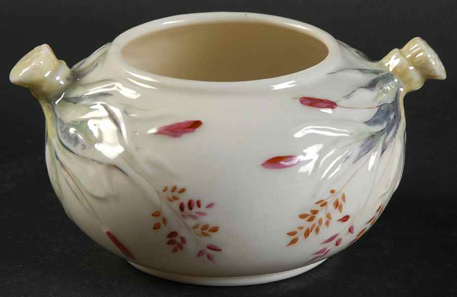 Grass Open Sugar Bowl by Belleek Pottery (Ireland)-1